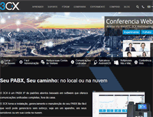 Tablet Screenshot of 3cx.com.br