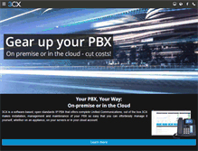 Tablet Screenshot of 3cx.com